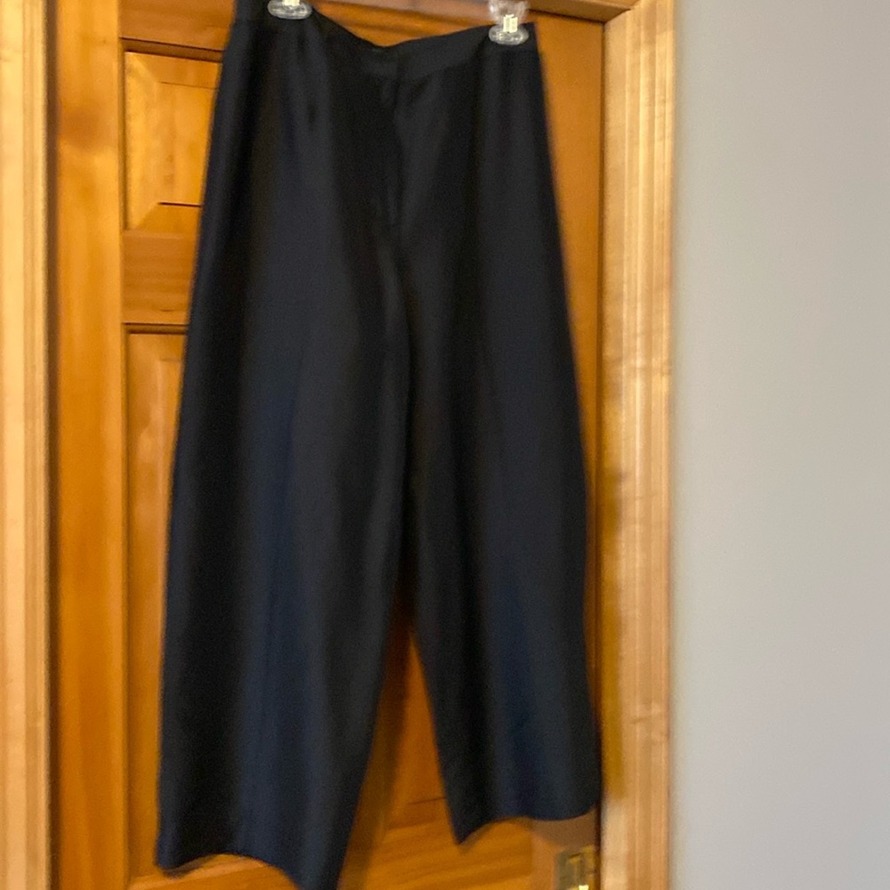 Lauren silk pants size 10. Black